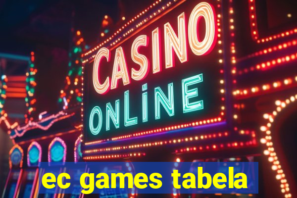 ec games tabela